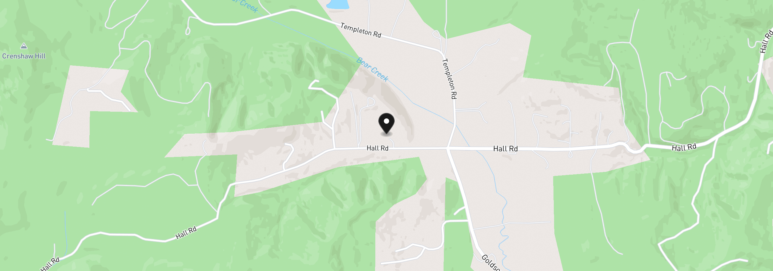 Map showing the location of 24741 Hall Rd, Cheshire, OR 97419