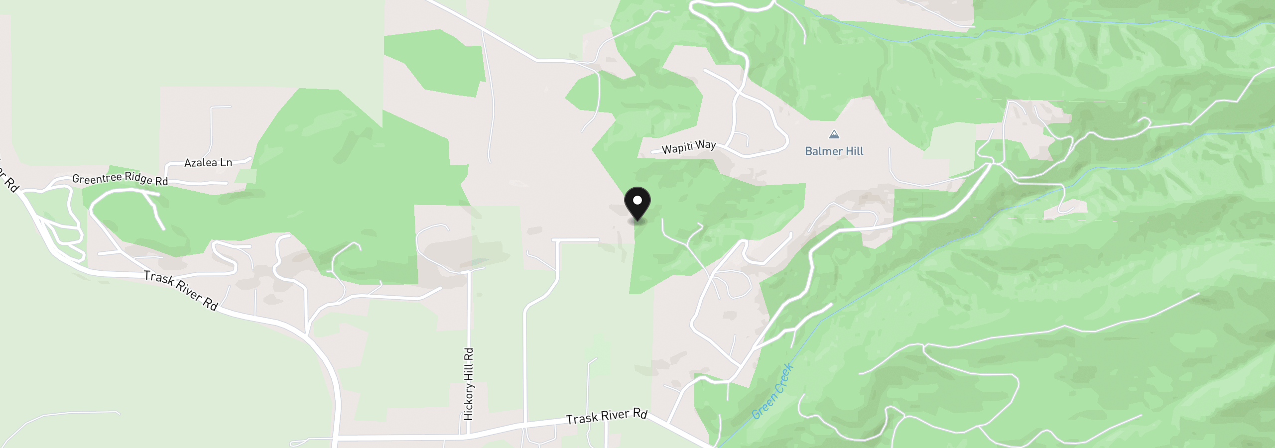 Map showing the location of Edelwyss Rd 405, Tillamook, OR 97141