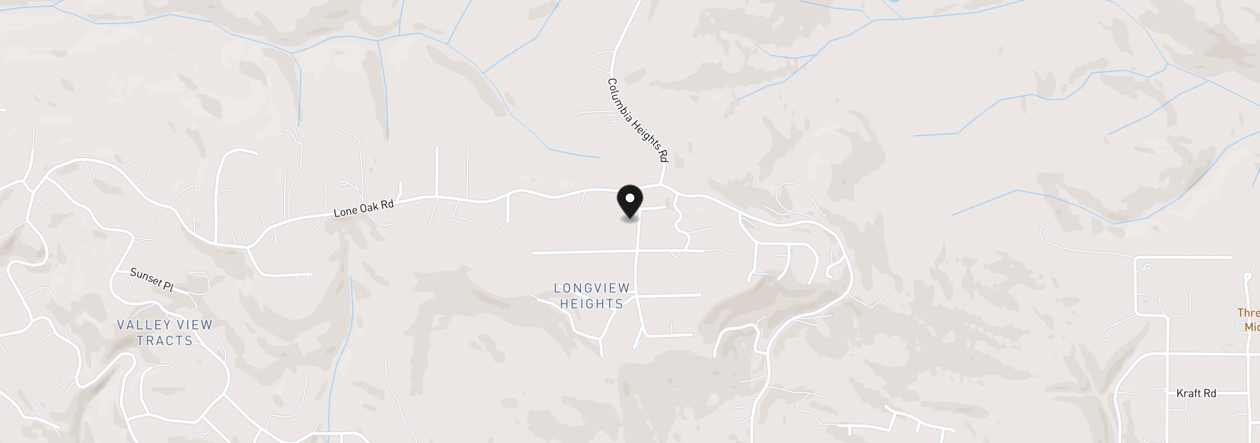 Map showing the location of 31 Cedar Gates Rd, Longview, Wa 98632