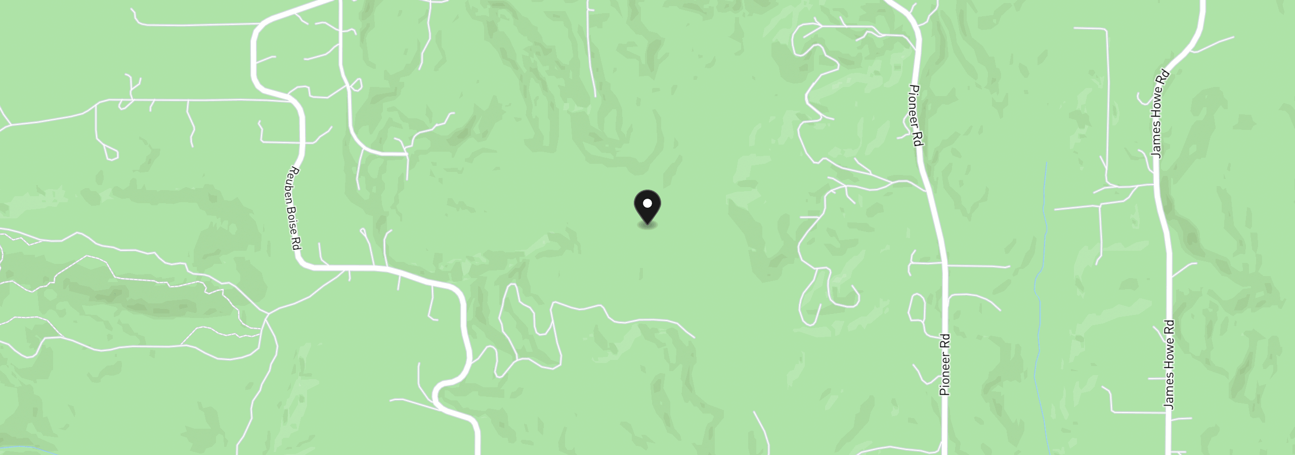 Map showing the location of Reuben Boise Rd, Dallas, OR 97338
