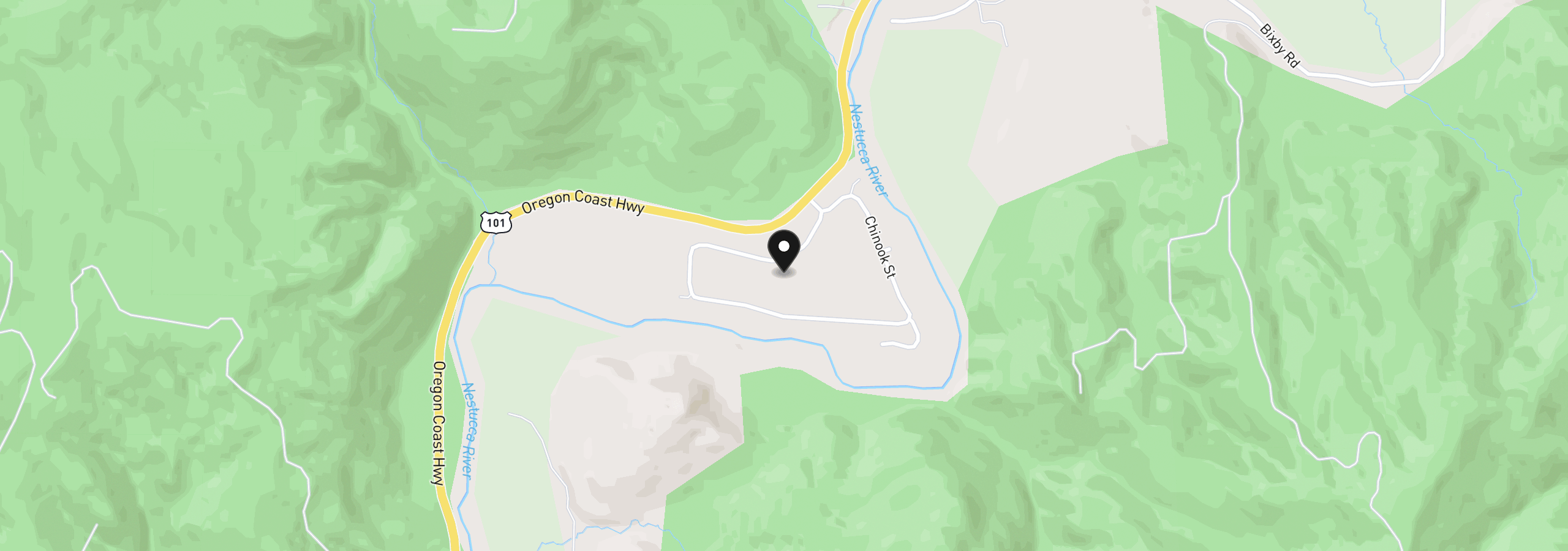 Map showing the location of Salmon 4401, Beaver, OR 97108