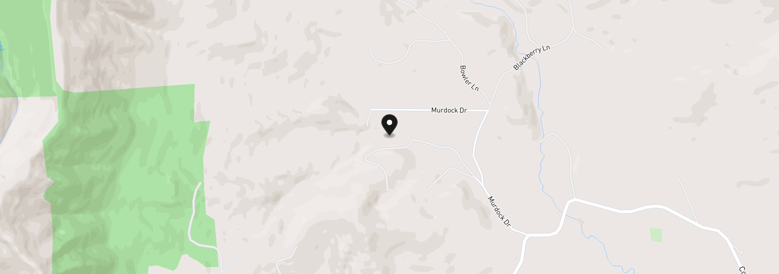 Map showing the location of 425 Tigerlily Ln, Oakland, OR 97462