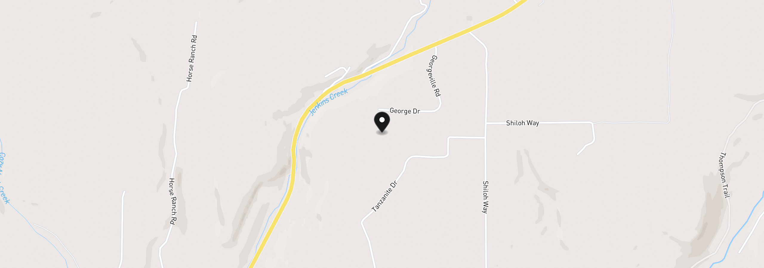 Map showing the location of Tanzanite, Goldendale, Wa 98620