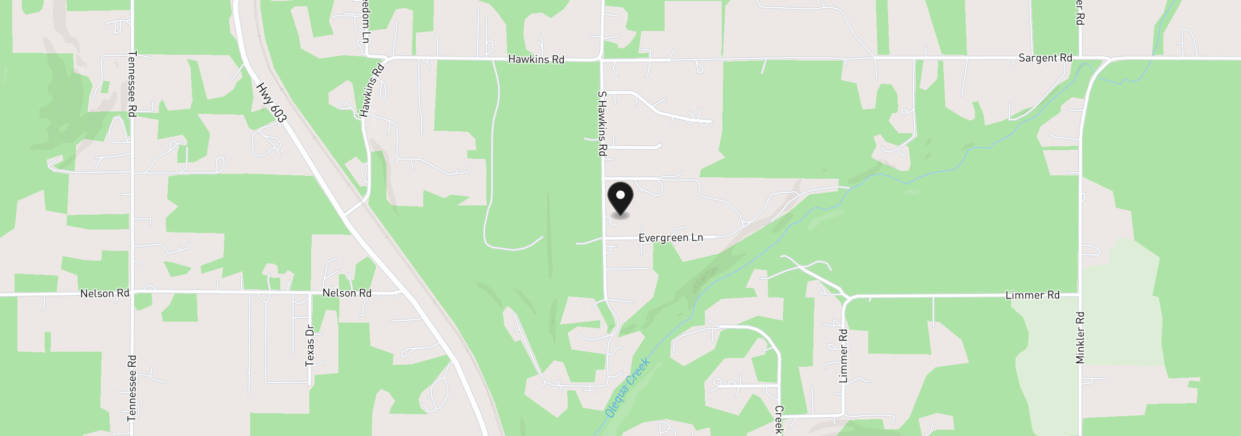 Map showing the location of 165 Hawkins Rd, Winlock, Wa 98596