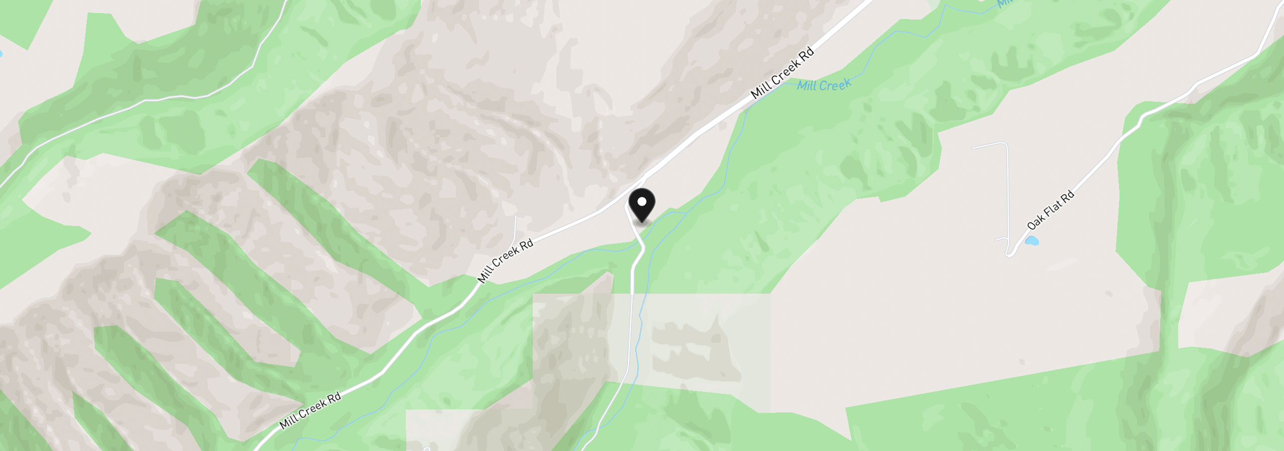 Map showing the location of 6572 Reservoir Rd, The Dalles, OR 97058