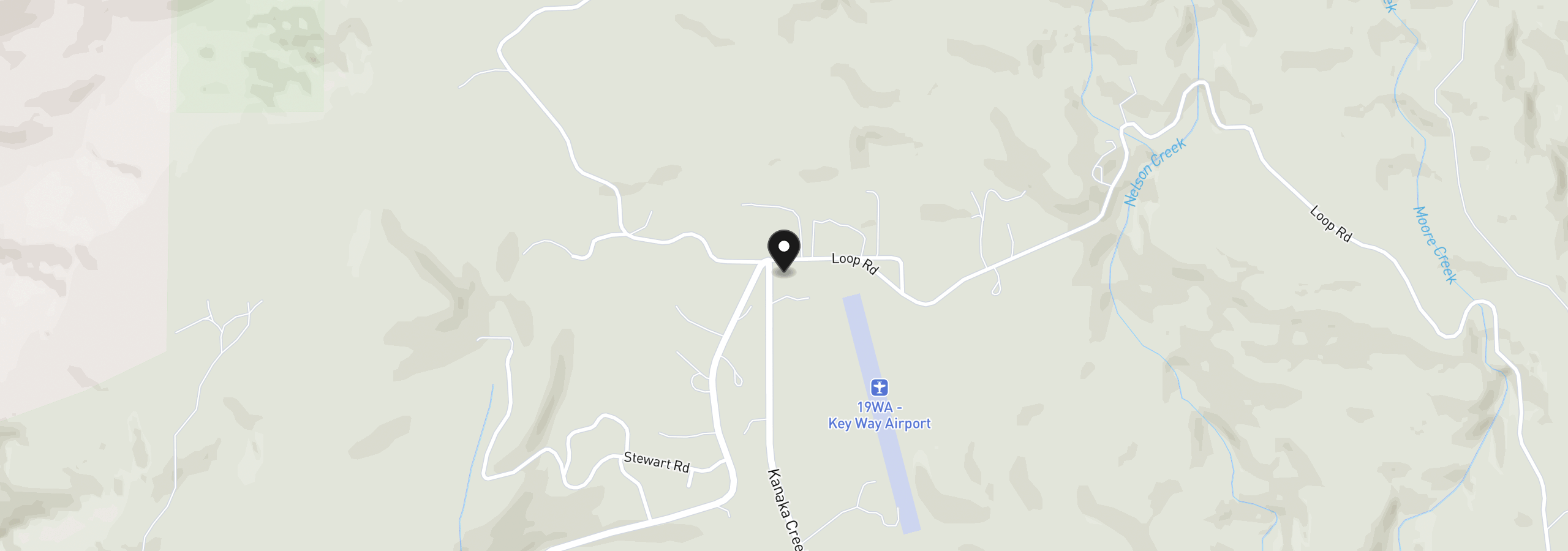 Map showing the location of Loop Rd, Stevenson, Wa 98648
