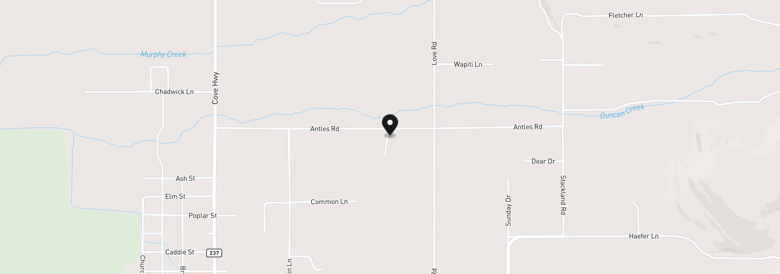 Map showing the location of 60923 Overlook Dr, Cove, OR 97824