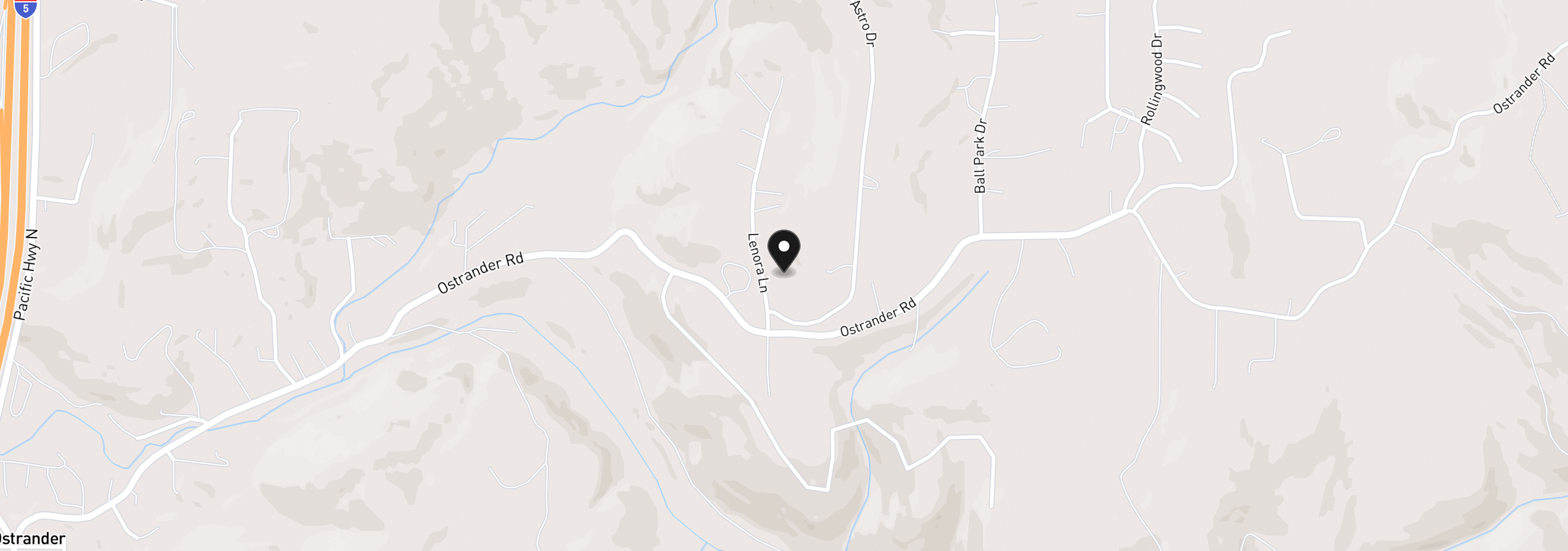 Map showing the location of 110 Lenora Ln, Kelso, Wa 98626