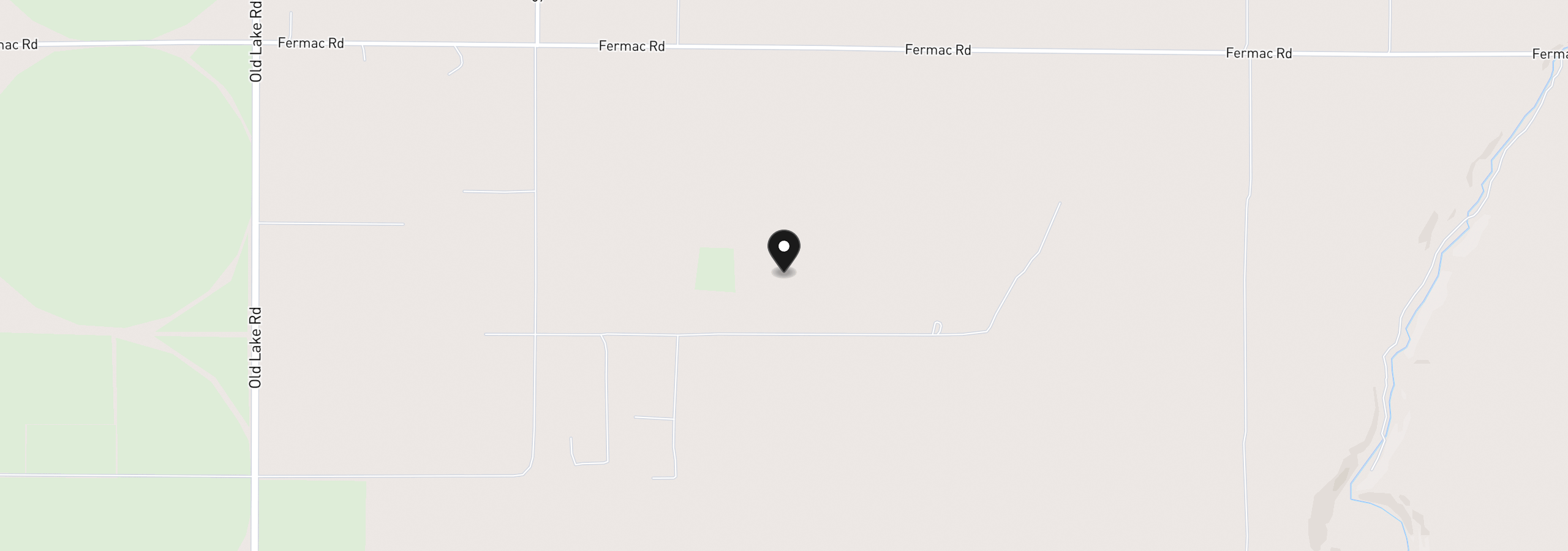 Map showing the location of Fermac Rd L-2000, Christmas Valley, OR 97641