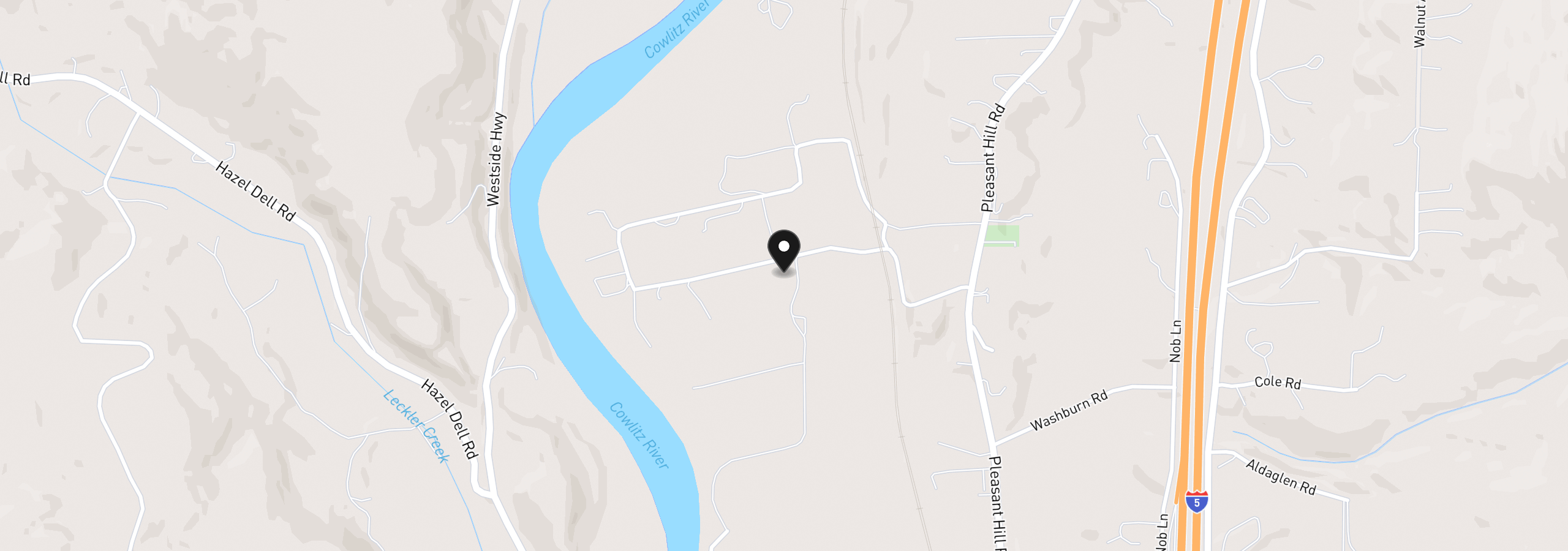 Map showing the location of 235 Flatt Rd, Kelso, Wa 98626