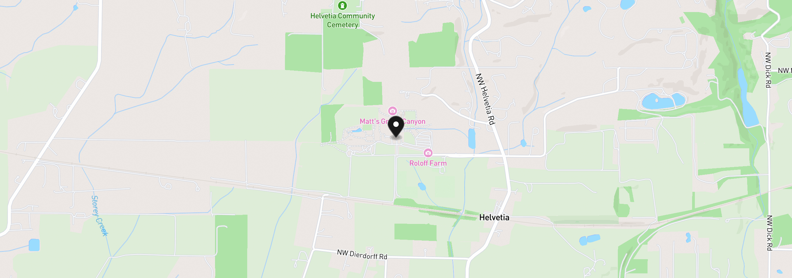 Map showing the location of 23781 NW Grossen Dr, Hillsboro, OR 97124