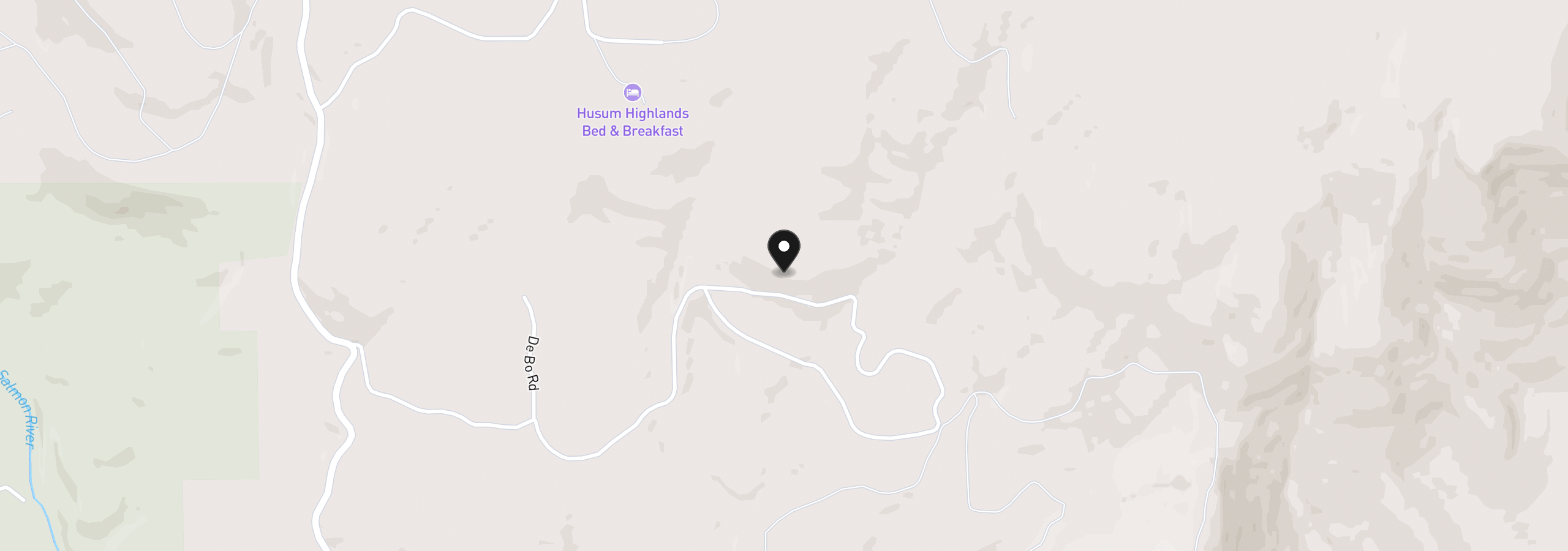 Map showing the location of Lyons Rd, White Salmon, Wa 98672