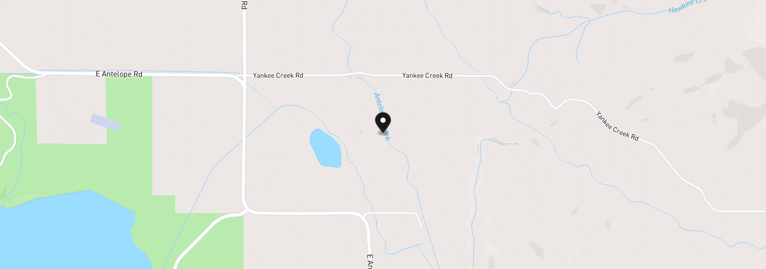 Map showing the location of 1631 E Antelope Rd, Eagle Point, OR 97524