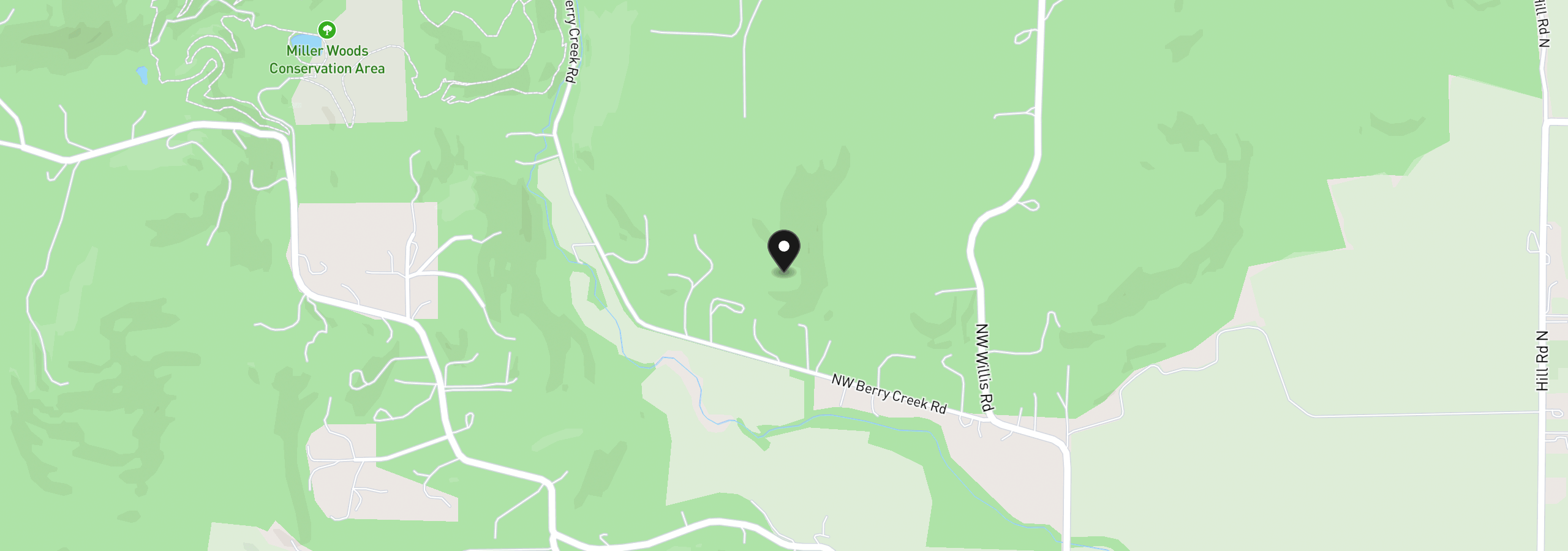 Map showing the location of 0 NW Jahnke Dr Lot 5, McMinnville, OR 97128