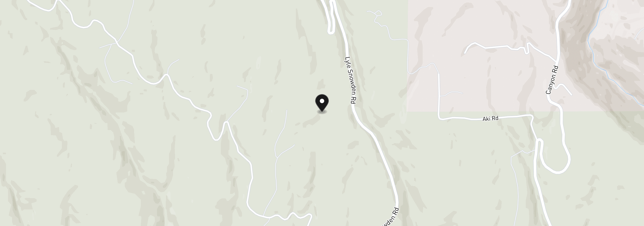 Map showing the location of Lyle Snowden Rd, Lyle, Wa 98635