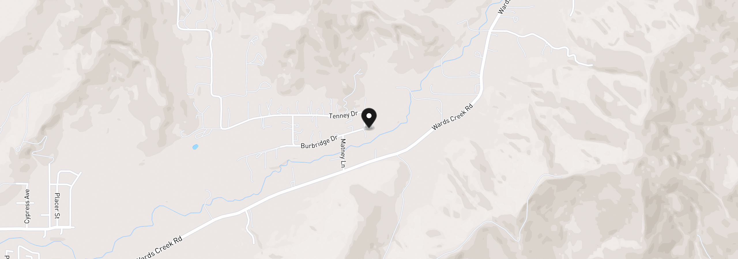 Map showing the location of 1514 Burbridge Dr, Rogue River, OR 97537