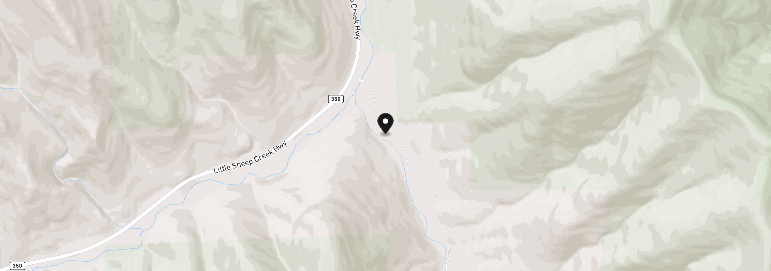 Map showing the location of 0 Big Sheep Creek Rd, Imnaha, OR 97842
