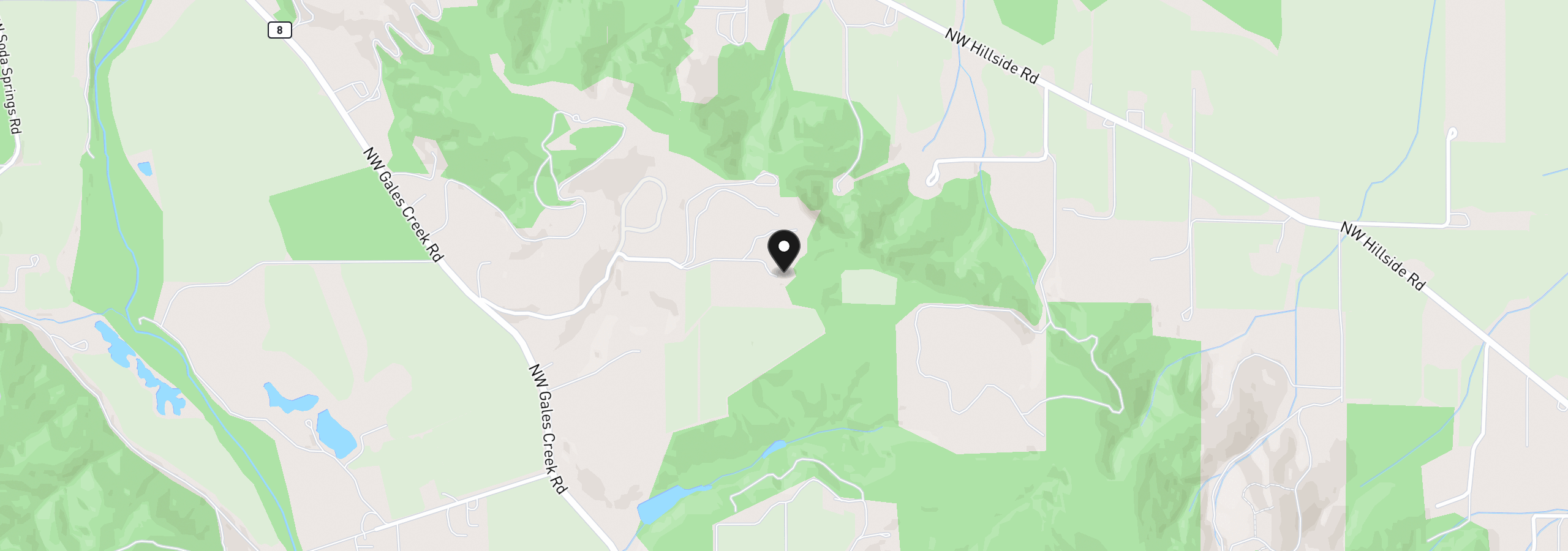 Map showing the location of 49950 NW Mystic Dr, Forest Grove, OR 97116