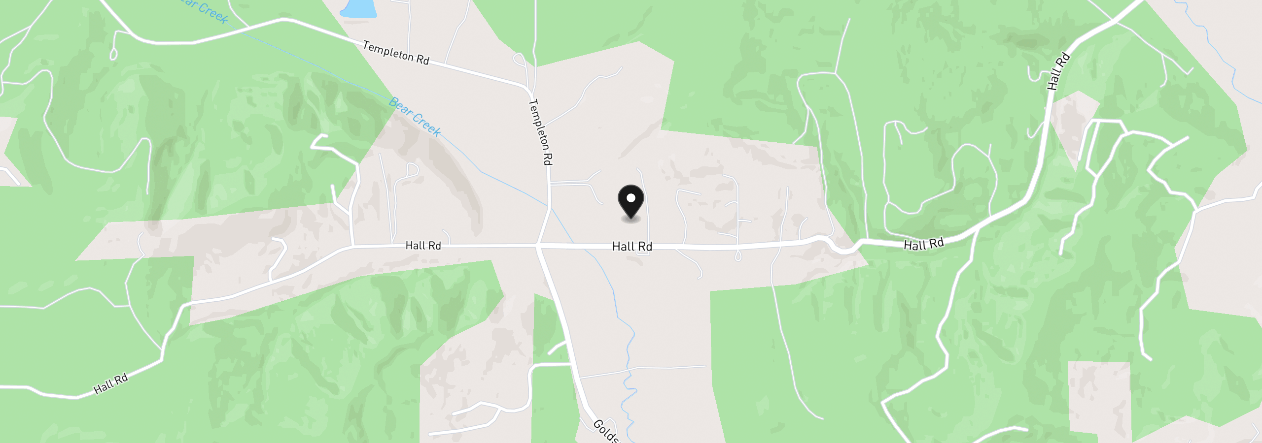 Map showing the location of 0 Hall Rd, Cheshire, OR 97419