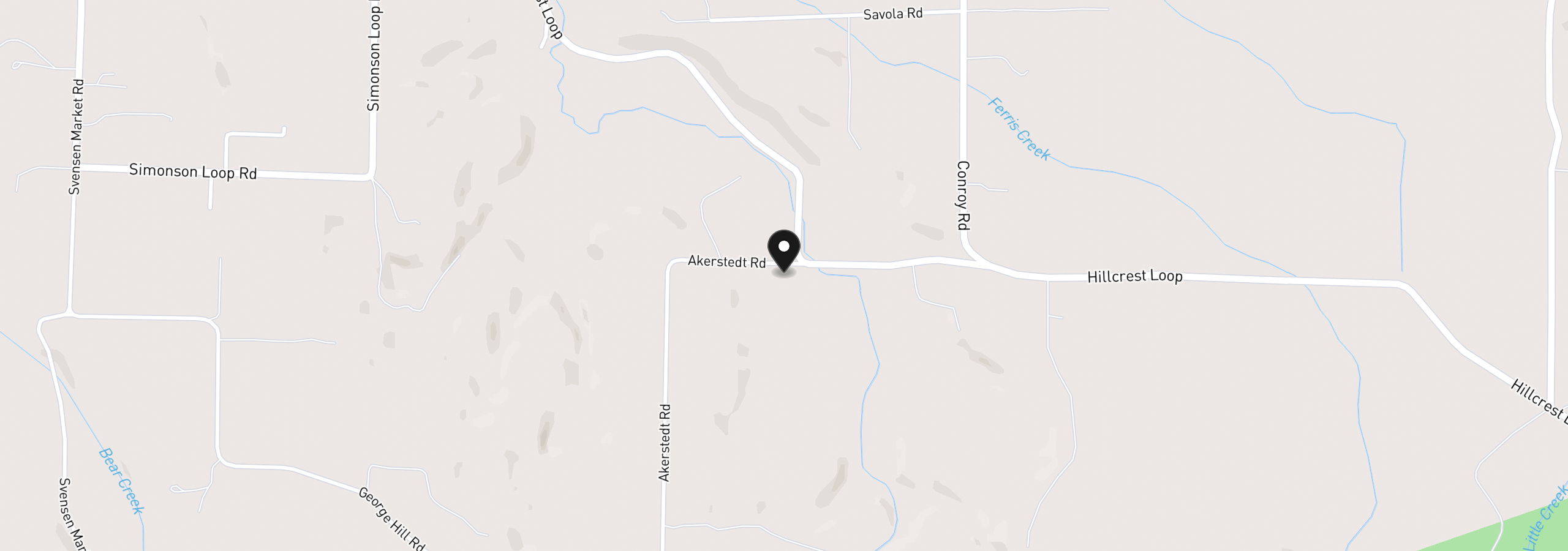 Map showing the location of 92085 Akerstedt Rd, Astoria, OR 97103