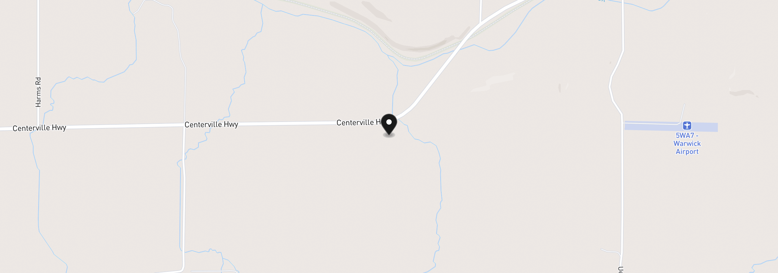 Map showing the location of 1602 Centerville Hwy, Centerville, Wa 98613