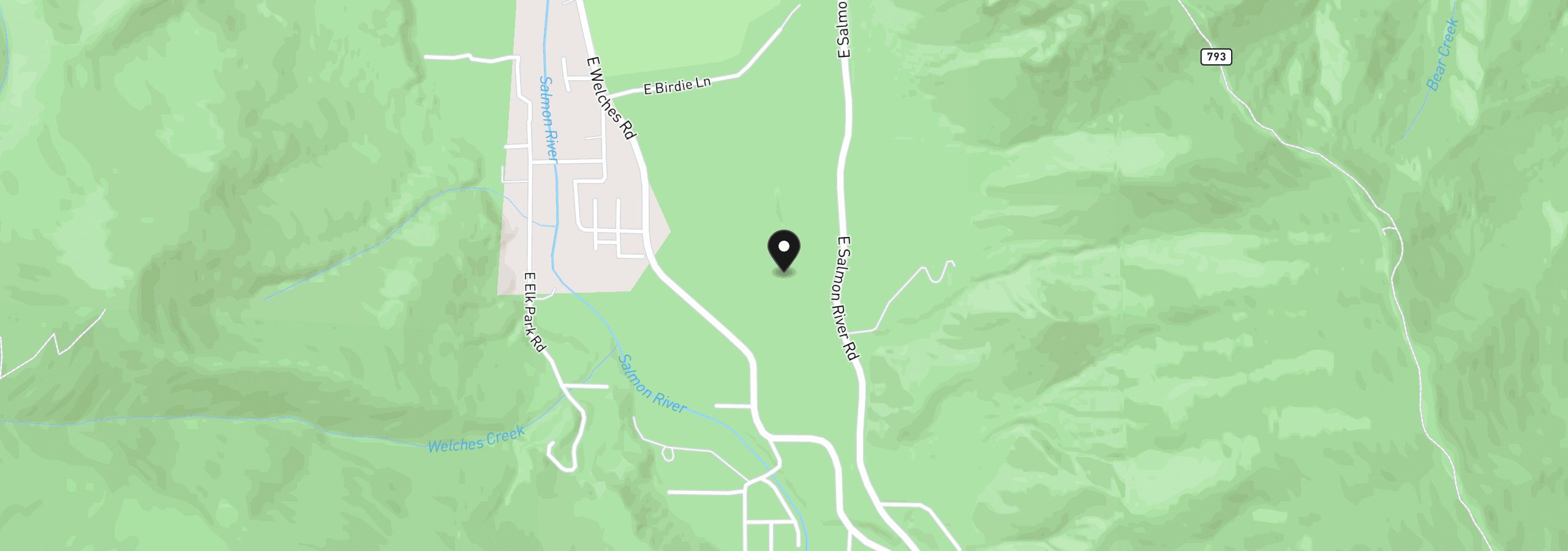 Map showing the location of 27420 E Welches Rd, Welches, OR 97067