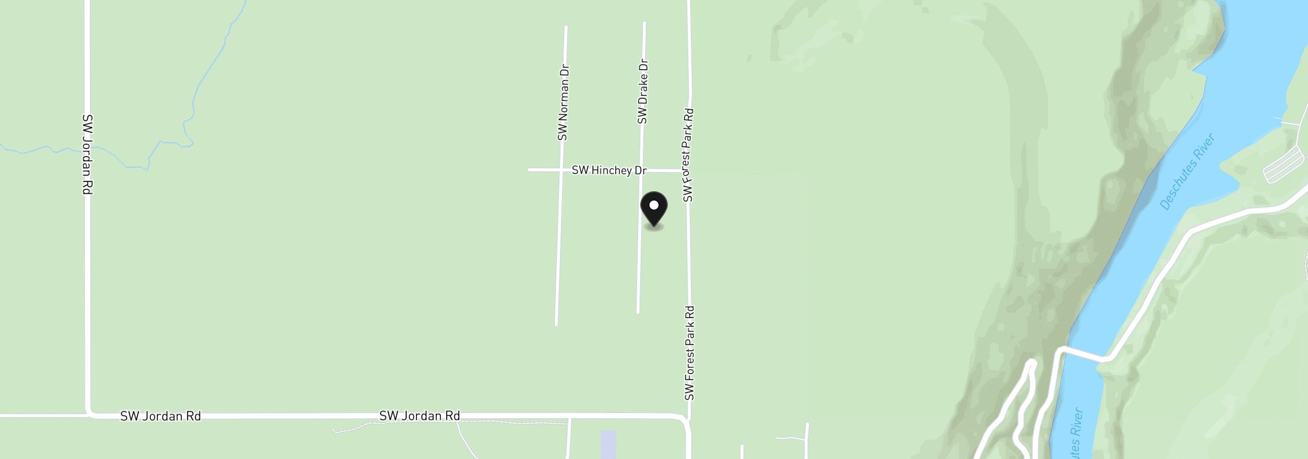 Map showing the location of 7683 SW Drake Dr, Culver, OR 97734
