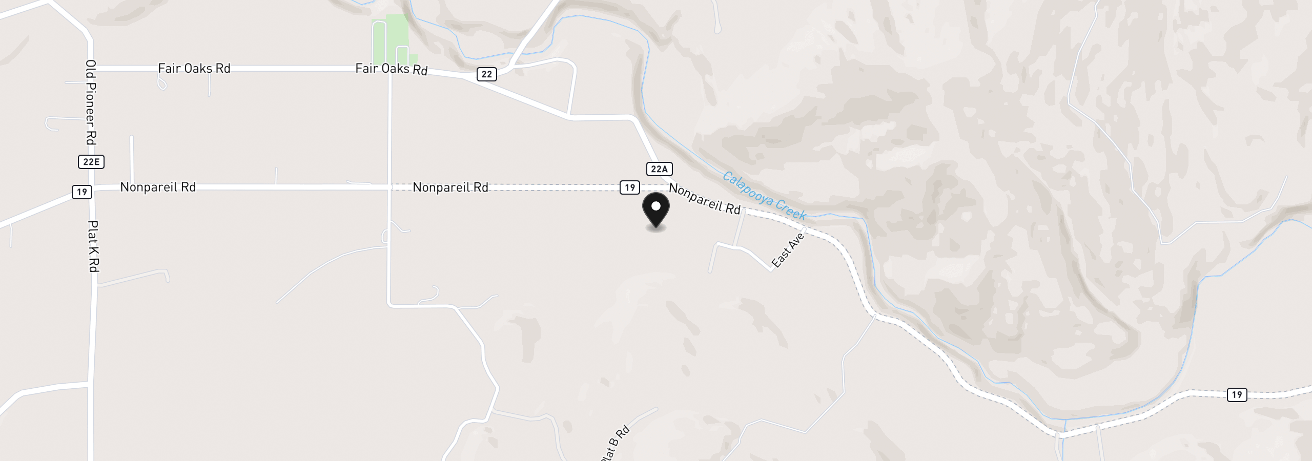 Map showing the location of 6107 Nonpareil Rd, Sutherlin, OR 97479