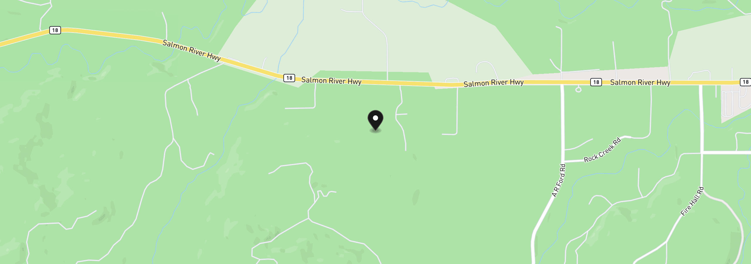 Map showing the location of 29970 Salmon River Hwy, Grand Ronde, OR 97347