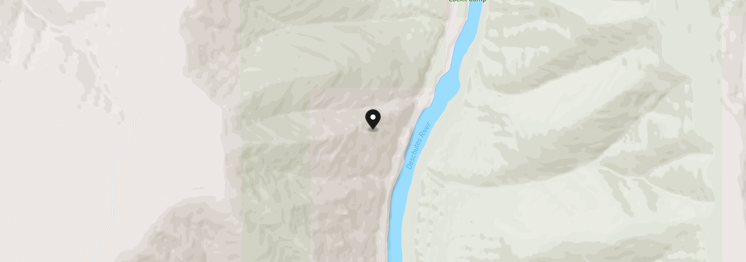 Map showing the location of No Situs Address, Unknown, OR 97021