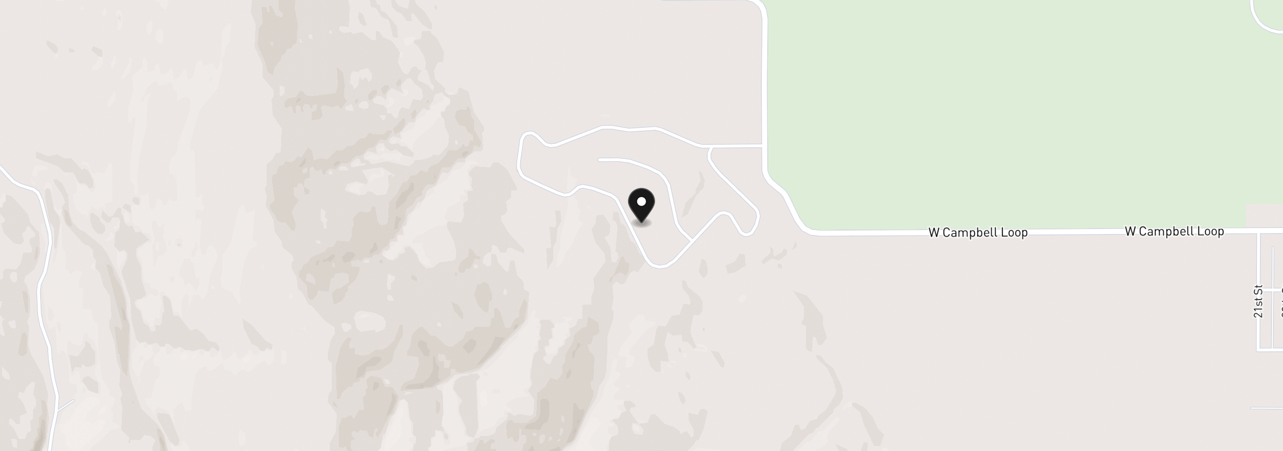 Map showing the location of 17634 Deer Park Loop, Baker City, OR 97814