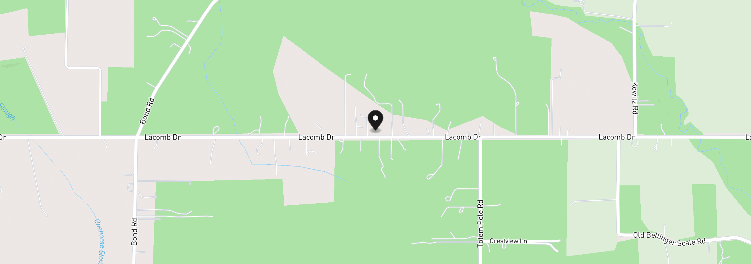 Map showing the location of 39649 Lacomb Dr, Lebanon, OR 97355