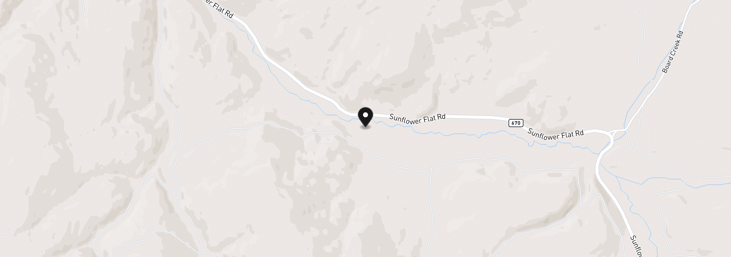 Map showing the location of 51474 Sunflower Flat Rd, Heppner, OR 97836