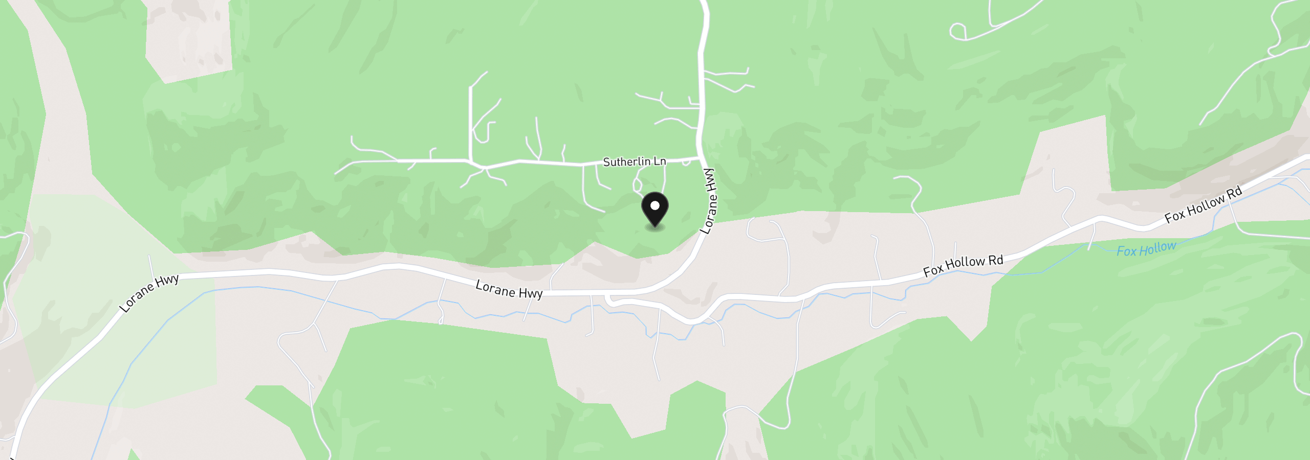 Map showing the location of 0 Sutherlin Ln 01100, Eugene, OR 97405