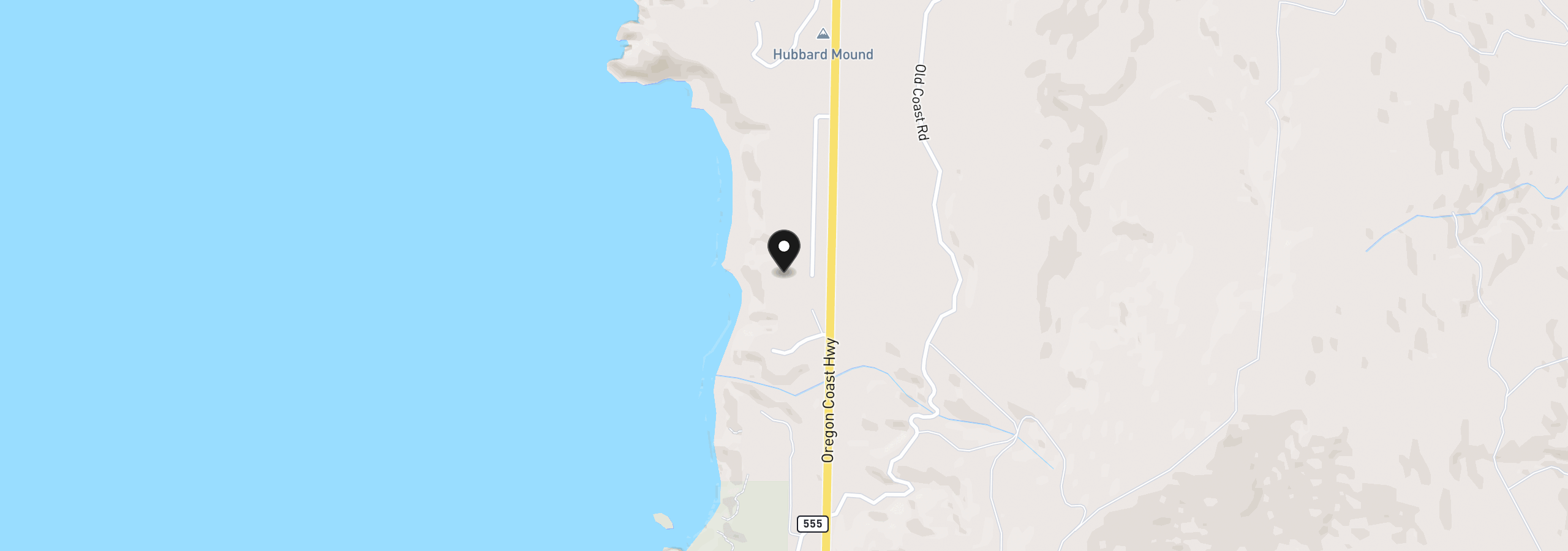 Map showing the location of 31780 Chantrelle Ln, Gold Beach, OR 97444