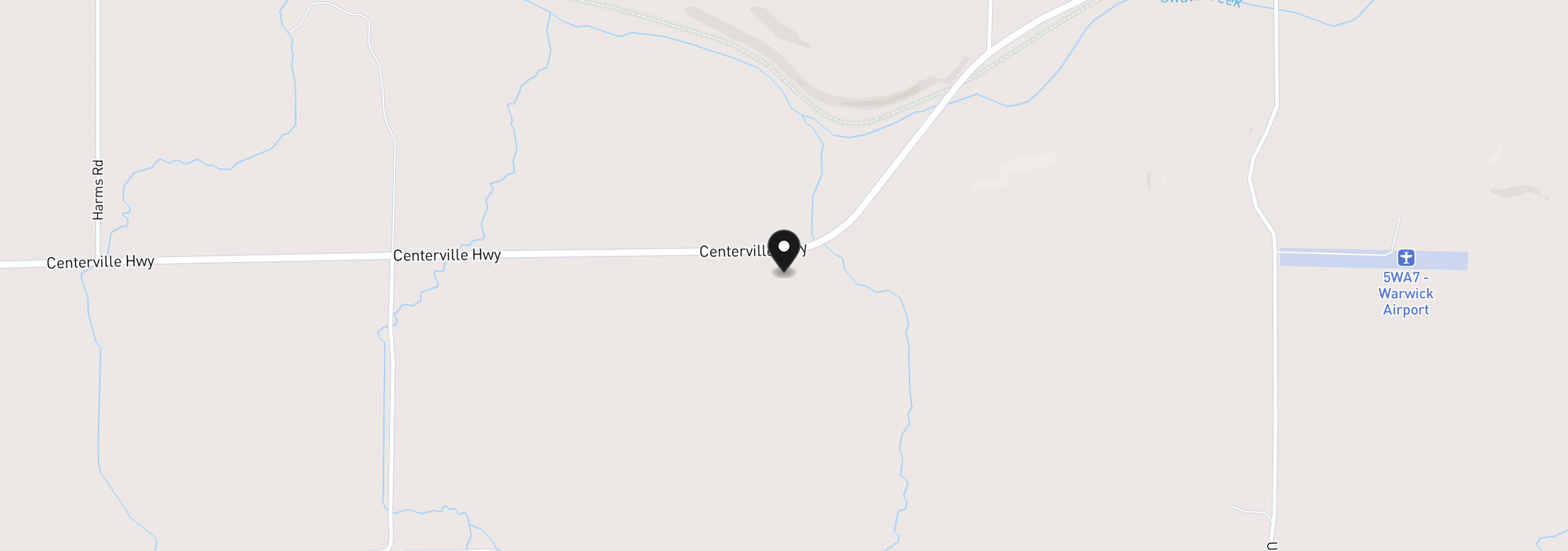 Map showing the location of 1602 Centerville Hwy, Centerville, Wa 98613