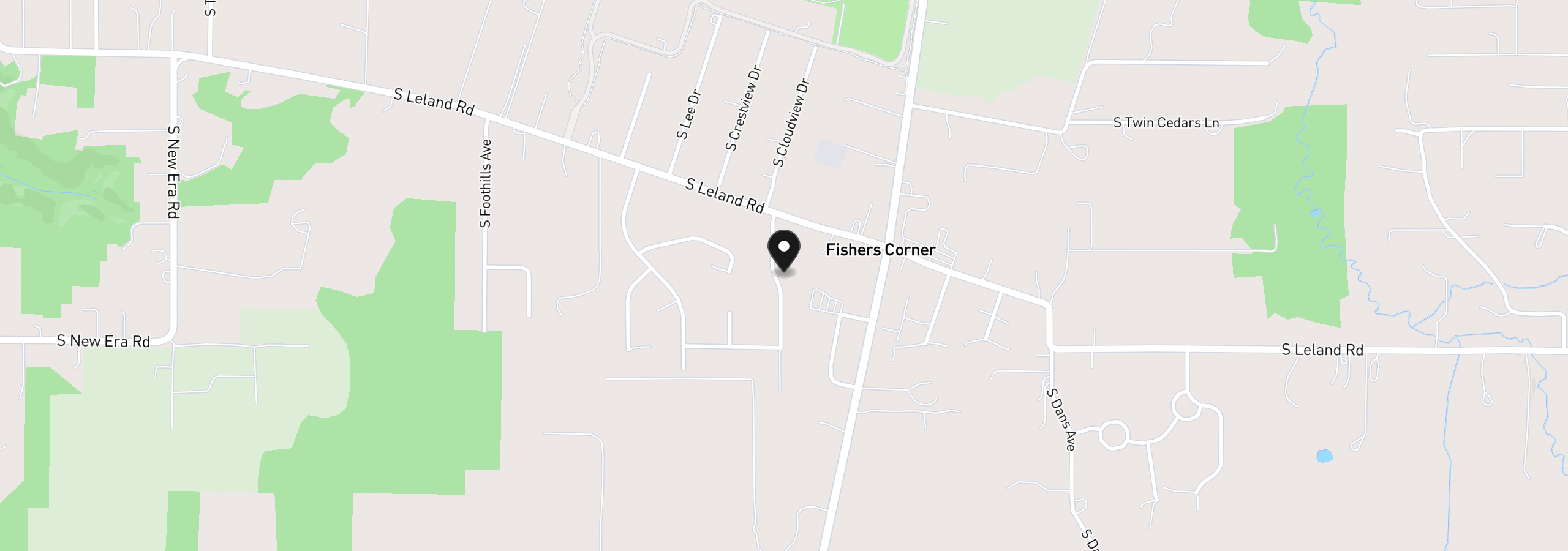 Map showing the location of 21880 S Somerset Dr, Oregon City, OR 97045