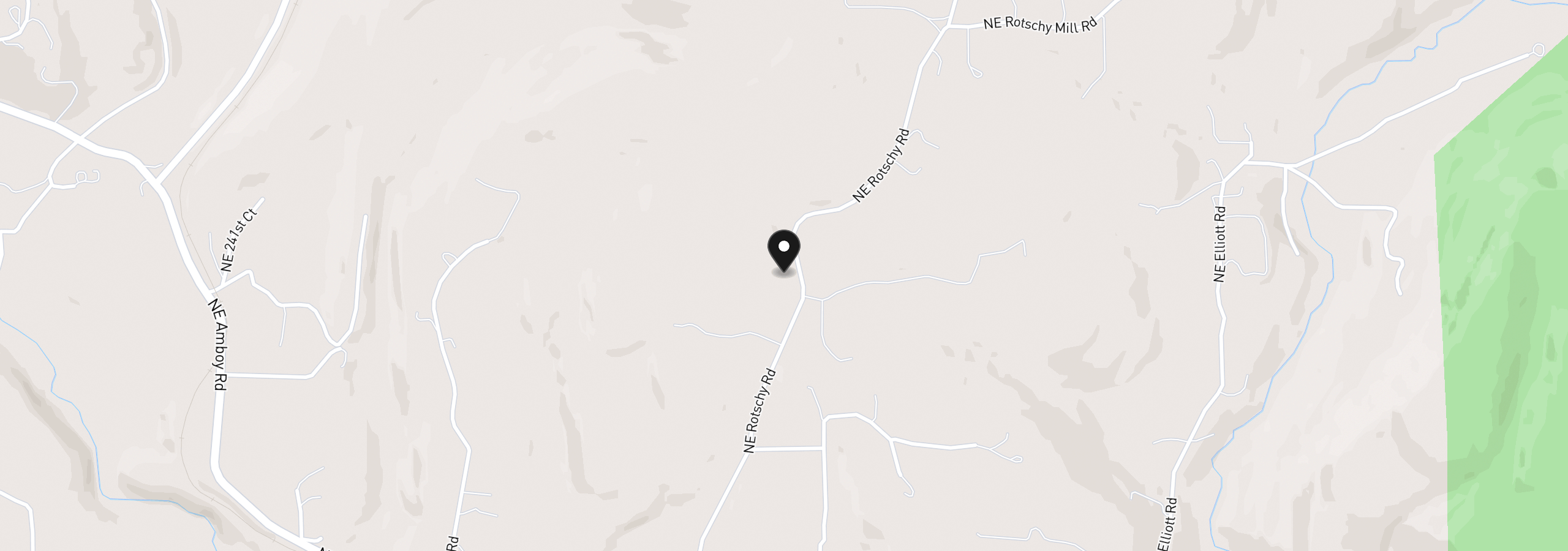 Map showing the location of 38610 NE Rotschy Rd, Yacolt, Wa 98675