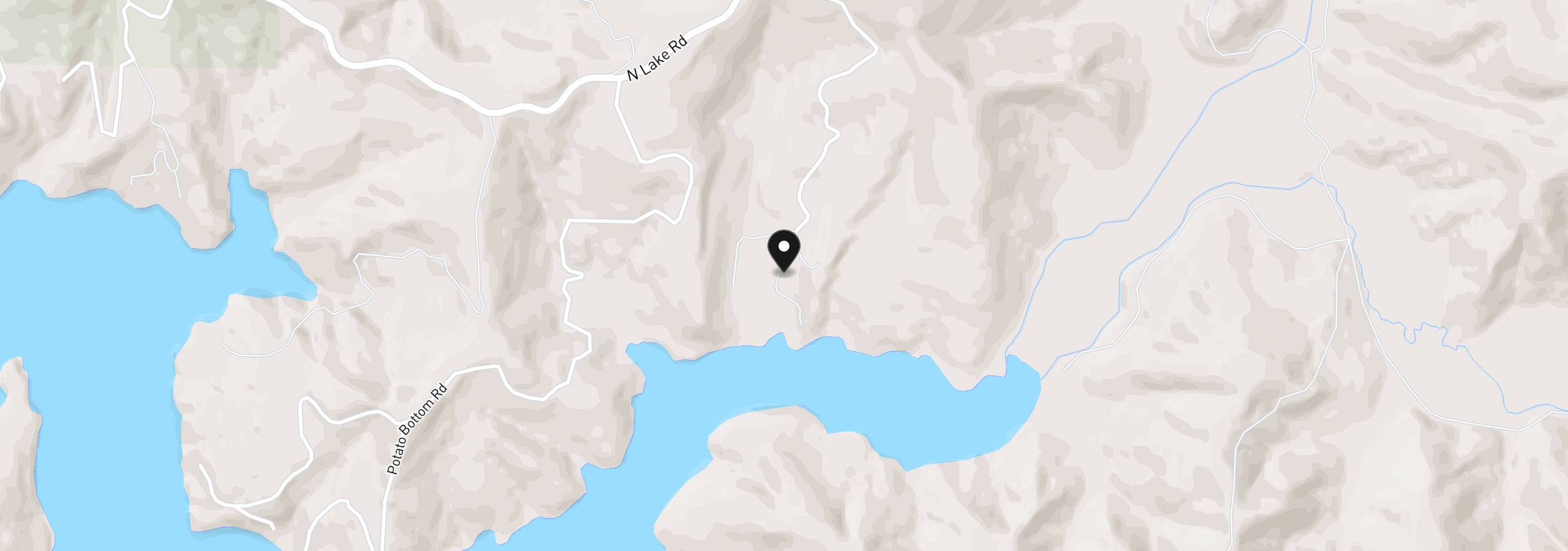 Map showing the location of 71399 Heavy Horse Rd, Lakeside, OR 97449