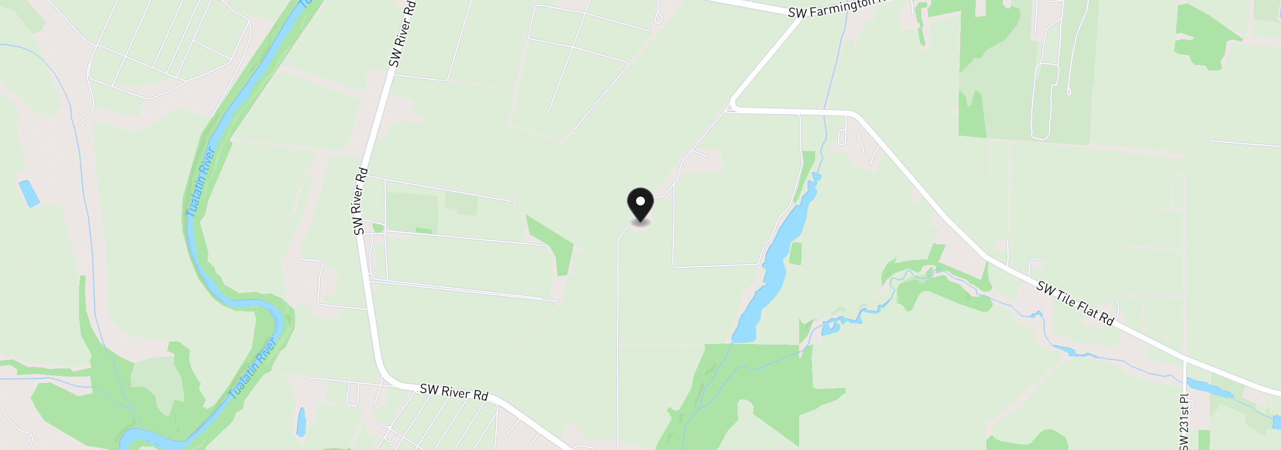 Map showing the location of 24730 SW Tile Flat Rd, Hillsboro, OR 97123